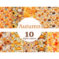 Autumn Seamless Paper | Pumpkin Pattern Collection