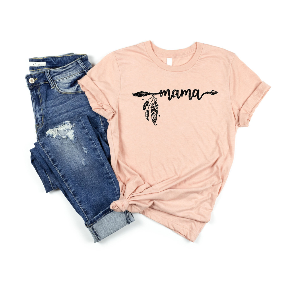 Blessed Mama Shirt, Mama Life Shirt, Mother T-Shirt, Cute Mama Shirt, Cute Mama Gift,Mothers Day Gift, New Mom Gift,Gift for Girl,Flower tee - 3.jpg