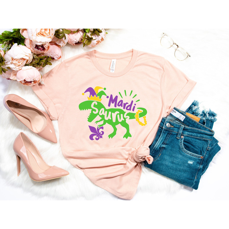 Boy Mardi Gras Shirt,Kids Mardi Gras Shirt,Fat Tuesday Shirt,Mardi Gras Dinosaur Shirt,Louisiana Shirt,New Orleans Shirt,Mardi Saurus Shirt - 2.jpg