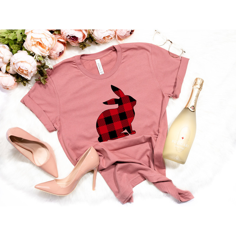 Buffalo Plaid Easter Bunny Shirt,Easter Shirt For Woman,Carrot Shirt,Easter Shirt,Easter Family Shirt,Easter Day,Easter Matching Shirt - 2.jpg