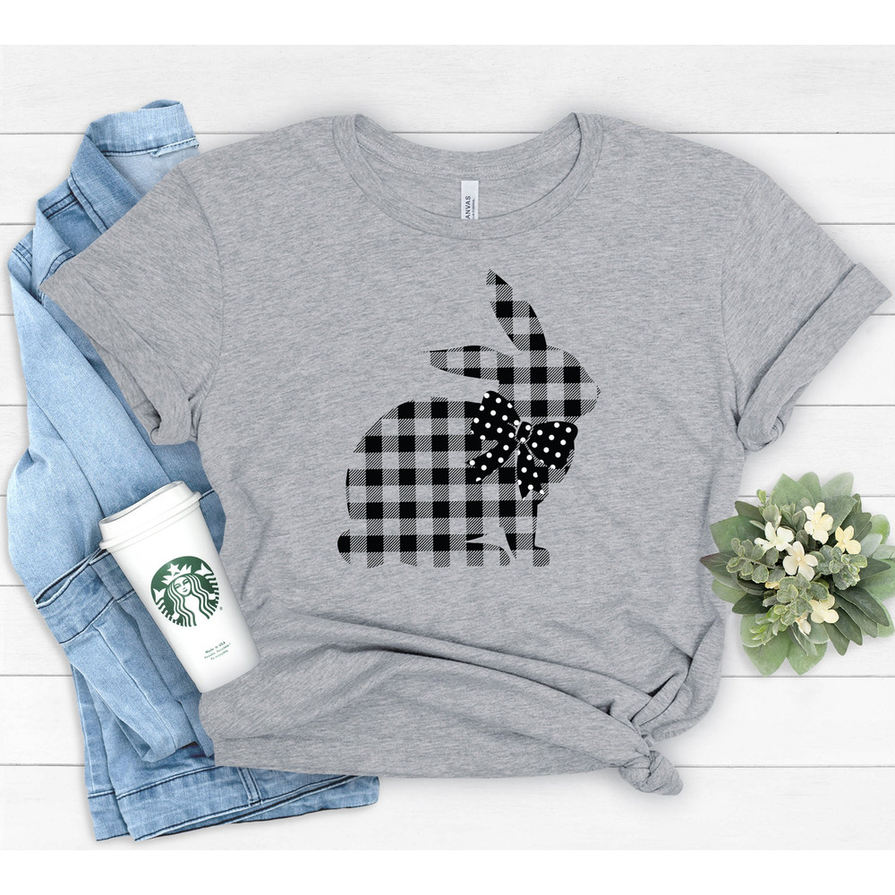Buffalo Plaid Easter Bunny Shirt,Easter Shirt For Woman,Carrot Shirt,Easter Shirt,Easter Family Shirt,Easter Day,Easter Matching Shirt - 3.jpg