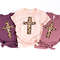 Cheetah Faith Cross Shirt, Faith Cross Shirt, Christian Gift, Faith Gift, Christian Shirts ,Faith Cross, Vertical Cross, Jesus - 3.jpg