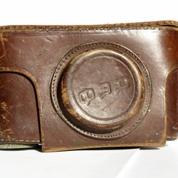Genuine hard leather case camera bag for FED-1 USSR early type