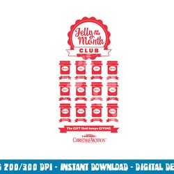 christmas vacation jelly of the month club  png, sublimation