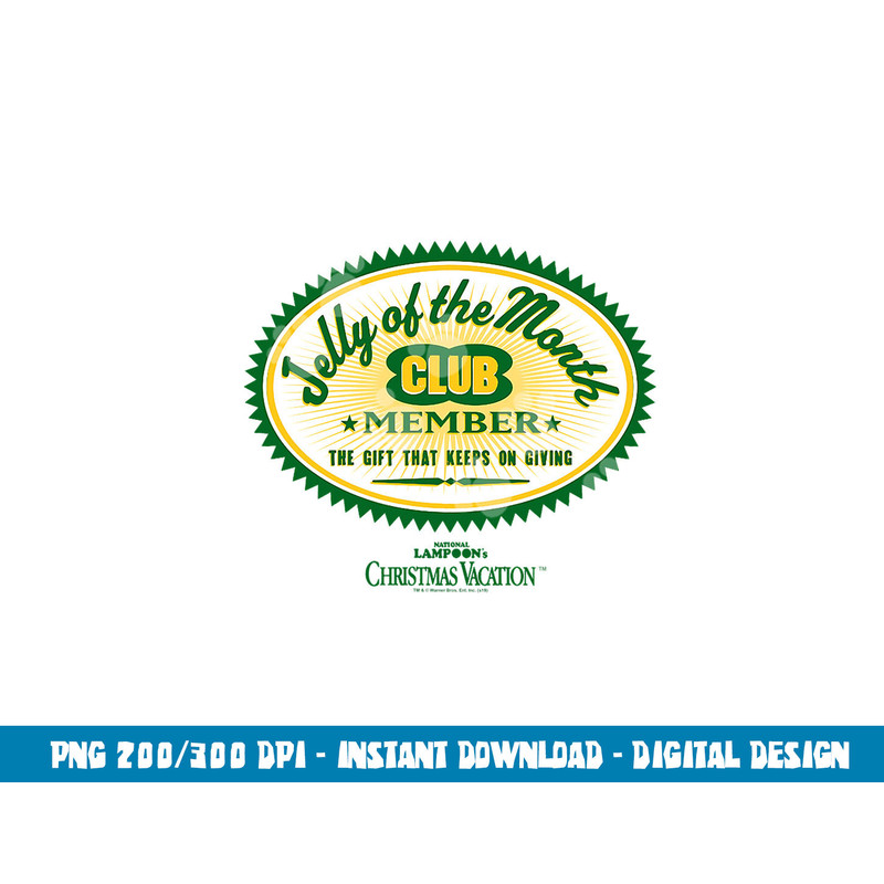 Christmas Vacation Jelly of the Month Club Member png, sublimation .jpg