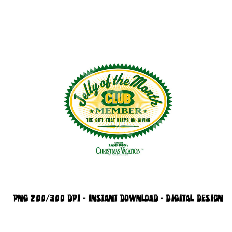 Christmas Vacation Jelly of the Month Club Member png, sublimation .jpg