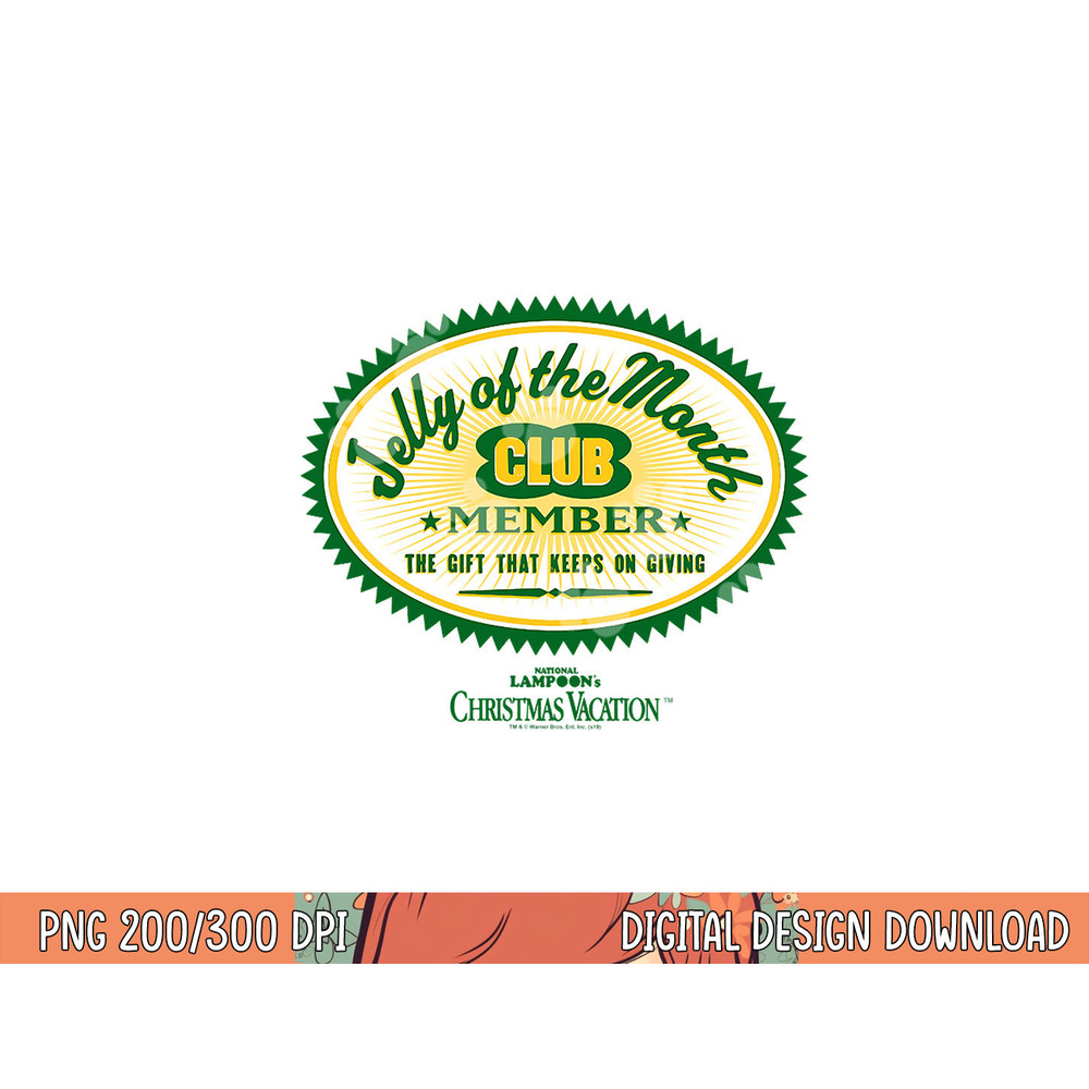 Christmas Vacation Jelly of the Month Club Member png, sublimation .jpg