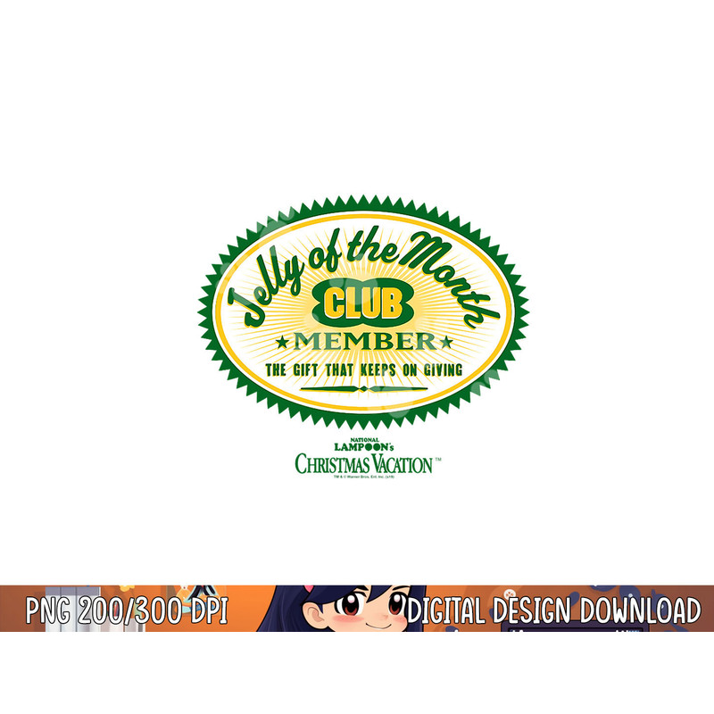 Christmas Vacation Jelly of the Month Club Member png, sublimation .jpg