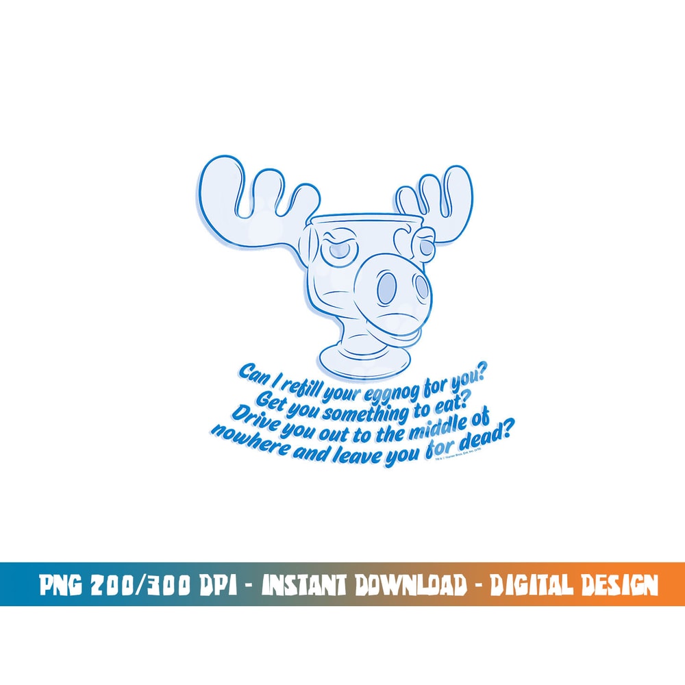 Christmas Vacation Moose Mug Refill png, sublimation .jpg