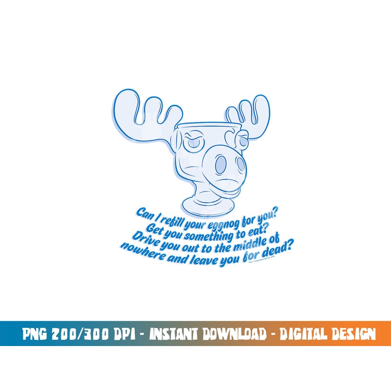Christmas Vacation Moose Mug Refill png, sublimation .jpg