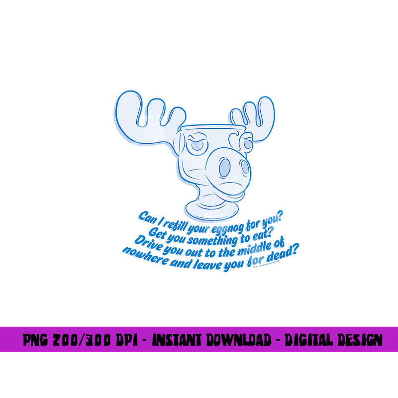 Christmas Vacation Moose Mug Refill  png, sublimation .jpg