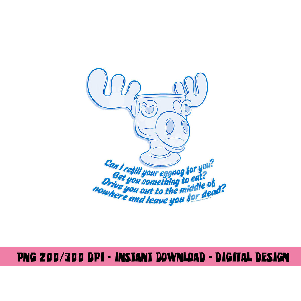 Christmas Vacation Moose Mug Refill  png, sublimation .jpg