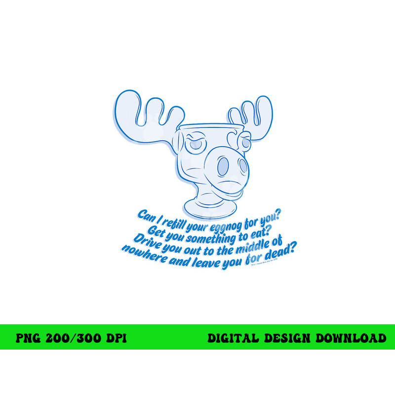 Christmas Vacation Moose Mug Refill  png, sublimation .jpg