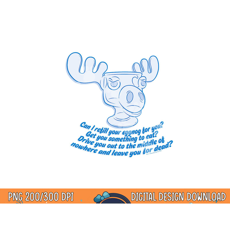 Christmas Vacation Moose Mug Refill  png, sublimation .jpg