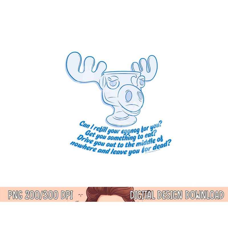 Christmas Vacation Moose Mug Refill png, sublimation .jpg
