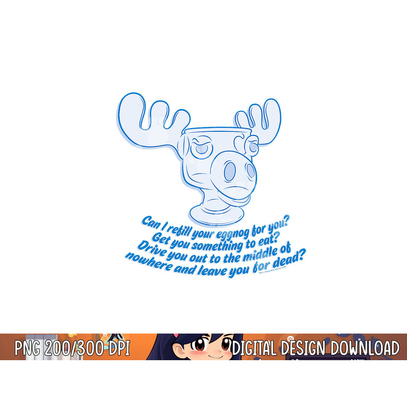 Christmas Vacation Moose Mug Refill png, sublimation .jpg