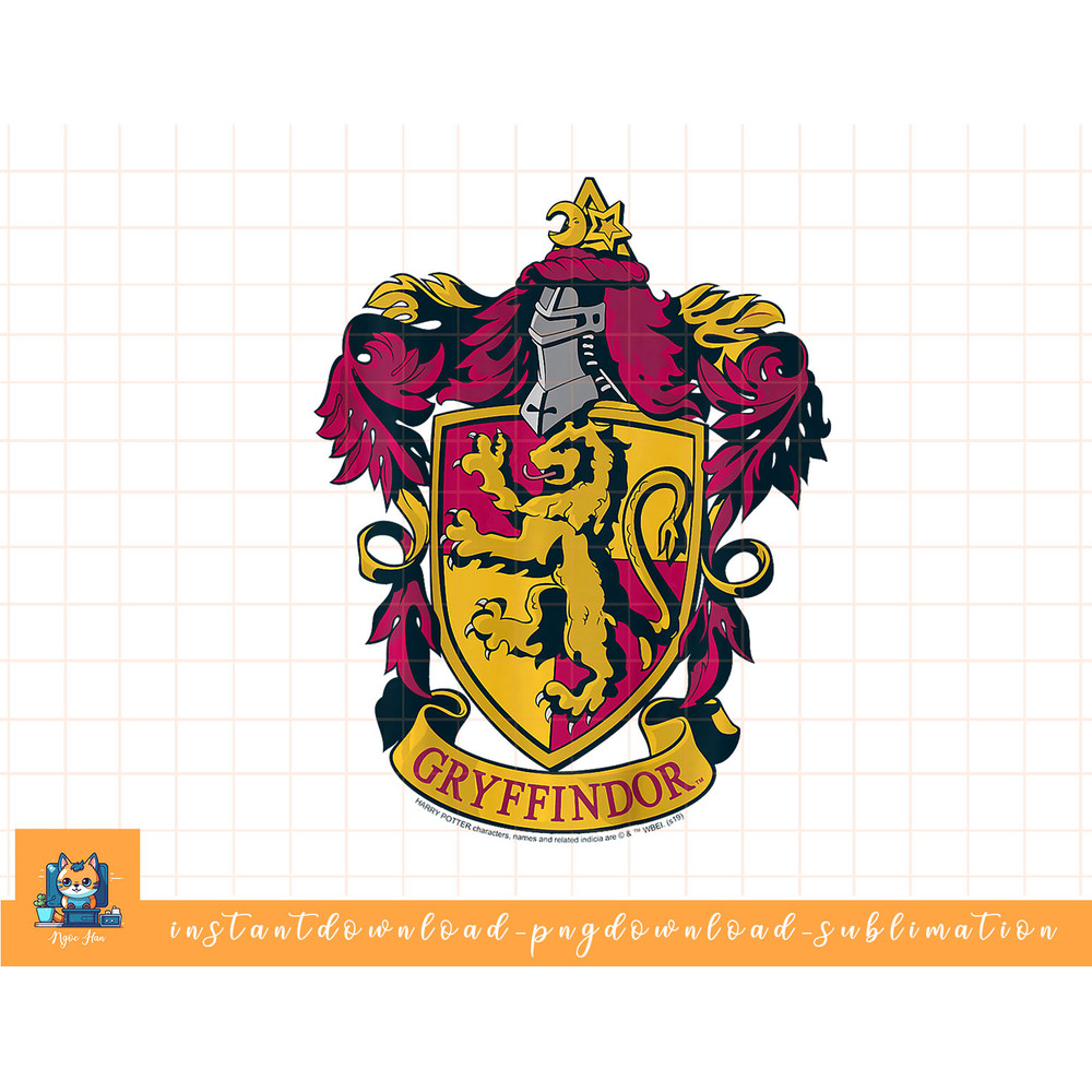 Kids Harry Potter Gryffindor House Crest png, sublimate, digital download.jpg