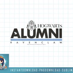 kids harry potter hogwarts alumni ravenclaw png, sublimate, digital download