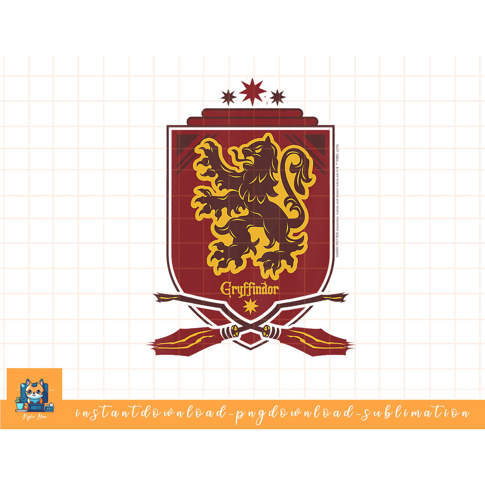 Kids Harry Potter Gryffindor Quidditch Shield png, sublimate, digital download.jpg