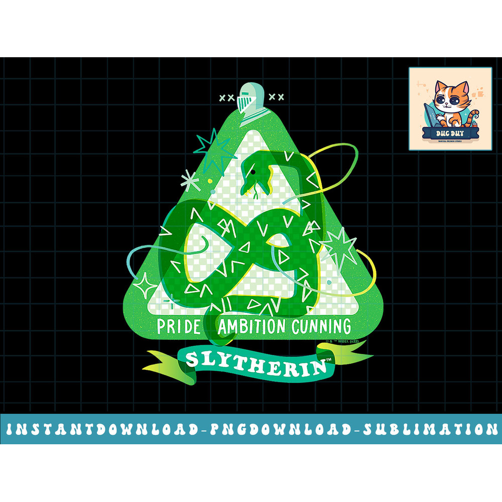 Harry Potter Deathly Hallows 2 Slytherin Grid Logo png, sublimate, digital download.jpg