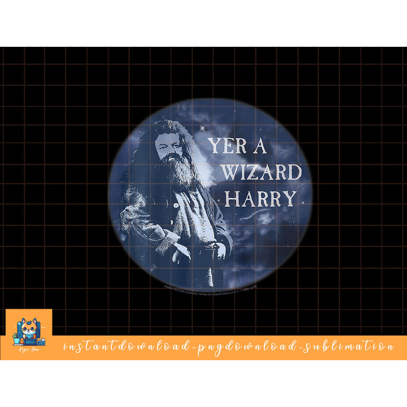 Kids Harry Potter Hagrid Yer A Wizard Harry Portrait png, sublimate, digital download.jpg