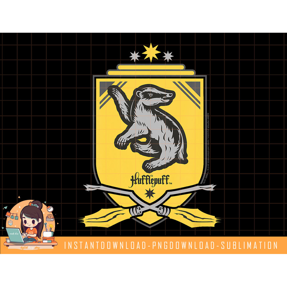 Kids Harry Potter Hufflepuff Quidditch Logo png, sublimate, digital download.jpg