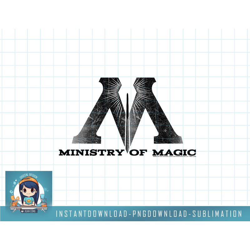 Kids Harry Potter Ministry Of Magic Logo png, sublimate, digital download.jpg