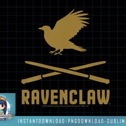 kids harry potter ravenclaw crossed wands logo png, sublimate, digital download