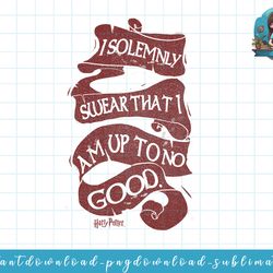 kids harry potter i solemnly swear that i am up to no good png, sublimate, digital download