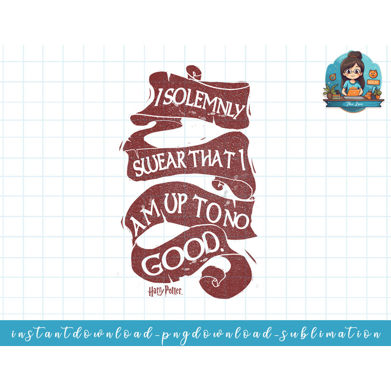 Kids Harry Potter I Solemnly Swear That I Am Up To No Good png, sublimate, digital download.jpg