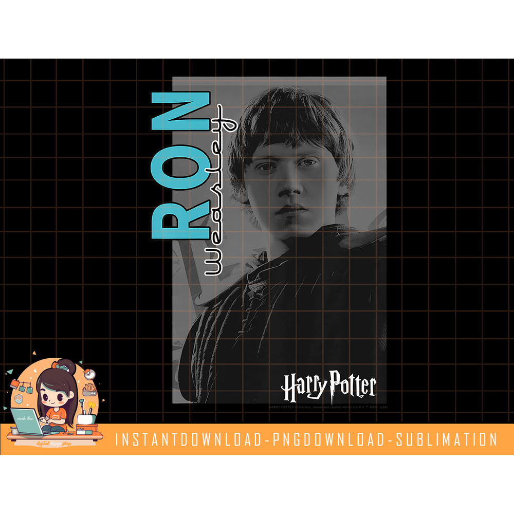 Kids Harry Potter Ron Weasley Character Poster png, sublimate, digital download.jpg