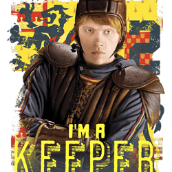 kids harry potter ron weasley i m a keeper portrait t-shirt.pngkids harry potter ron weasley i m a keeper portrait t-shi