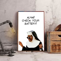 sister act wall art, sister act poster, movie poster, movie decoration, movie wall art, movie decoration
