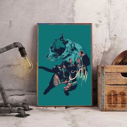 movie poster, snatch poster, movie decoration, movie wall art, snatch home decor, snatch wall art