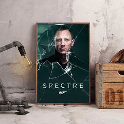 spectre wall art, spectre poster, movie poster, movie decoration, spectre home decor, movie wall art