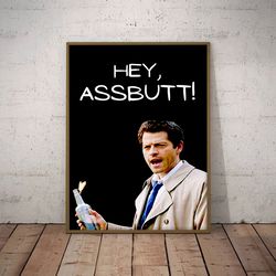 supernatural wall art, supernatural poster, movie poster, movie wall art, supernatural home decor, movie decoration