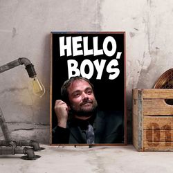 supernatural wall art, supernatural poster, movie poster, movie decoration, supernatural home decor, movie wall art