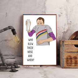 the big bang theory poster, the big bang theory wall art, movie decoration, movie poster, movie home decor