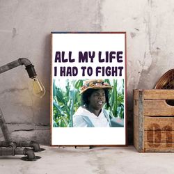the color purple wall art, the color purple poster, movie poster, movie decoration, movie home decor