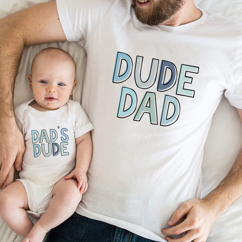 Dad and Don Shirt,Dad's Dude Shirt,Father and Son Shirts,Dad and Me tees,Father's Day Matching Shirts,Father Birthday Gift,Daddy Shirt - 2.jpg