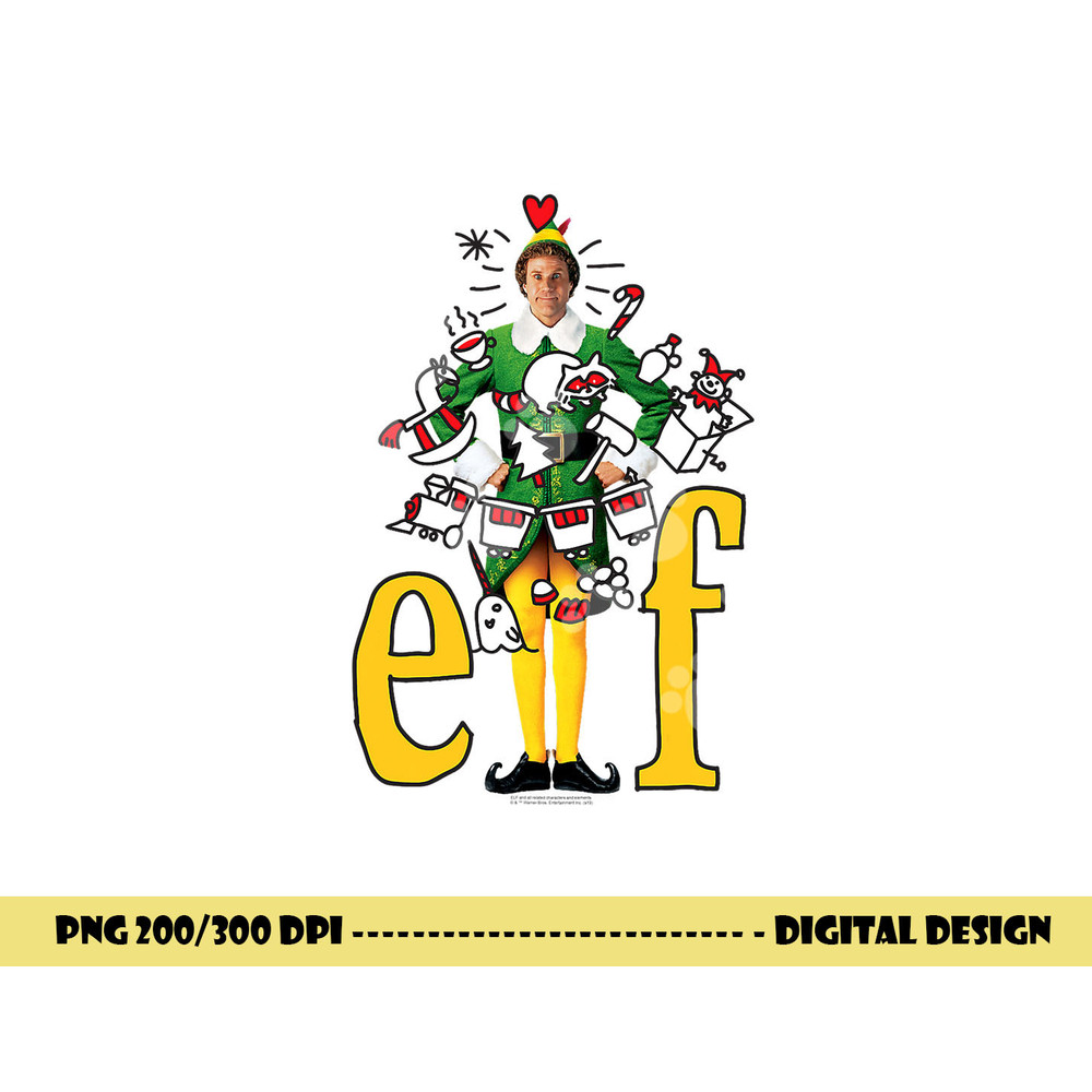 Elf Buddy The Elf  png, sublimation .jpg