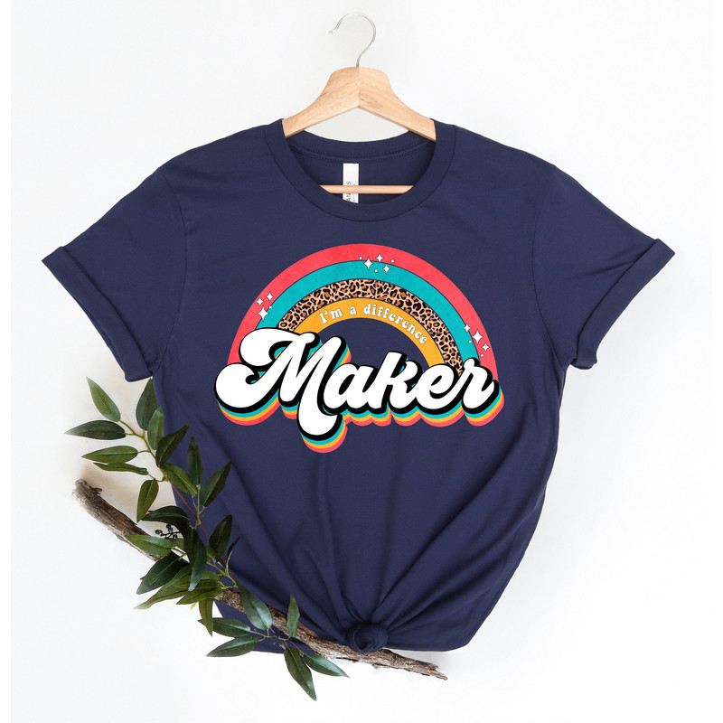 Difference Maker Teacher Shirts, Teach Love Inspire Shirt, Back To School Shirt, First Grade Teacher Shirts, Teacher Appreciation Shirt - 1.jpg