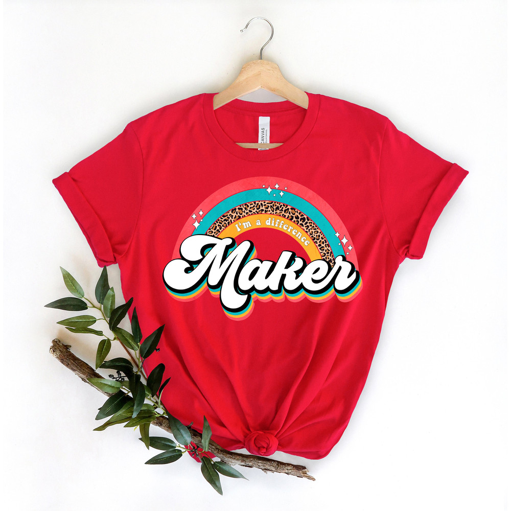 Difference Maker Teacher Shirts, Teach Love Inspire Shirt, Back To School Shirt, First Grade Teacher Shirts, Teacher Appreciation Shirt - 2.jpg