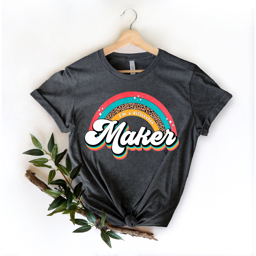 Difference Maker Teacher Shirts, Teach Love Inspire Shirt, Back To School Shirt, First Grade Teacher Shirts, Teacher Appreciation Shirt - 4.jpg
