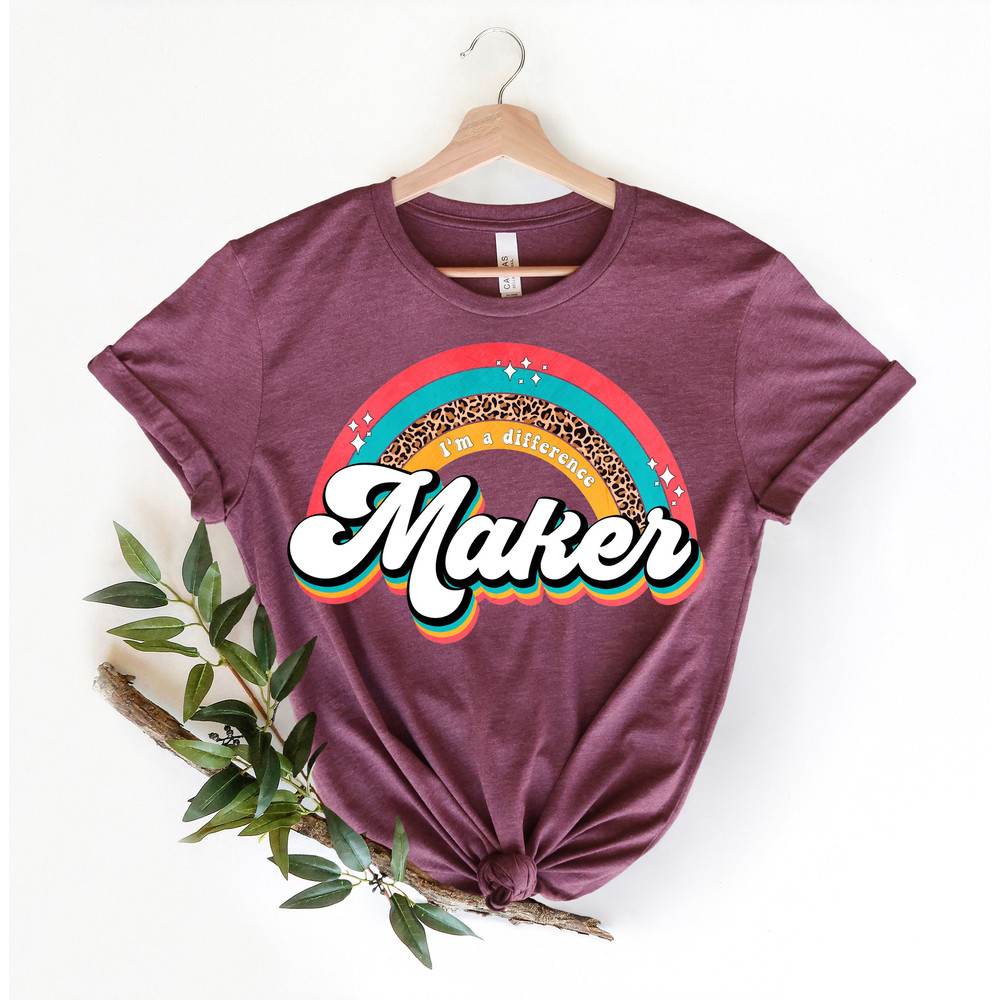 Difference Maker Teacher Shirts, Teach Love Inspire Shirt, Back To School Shirt, First Grade Teacher Shirts, Teacher Appreciation Shirt - 5.jpg