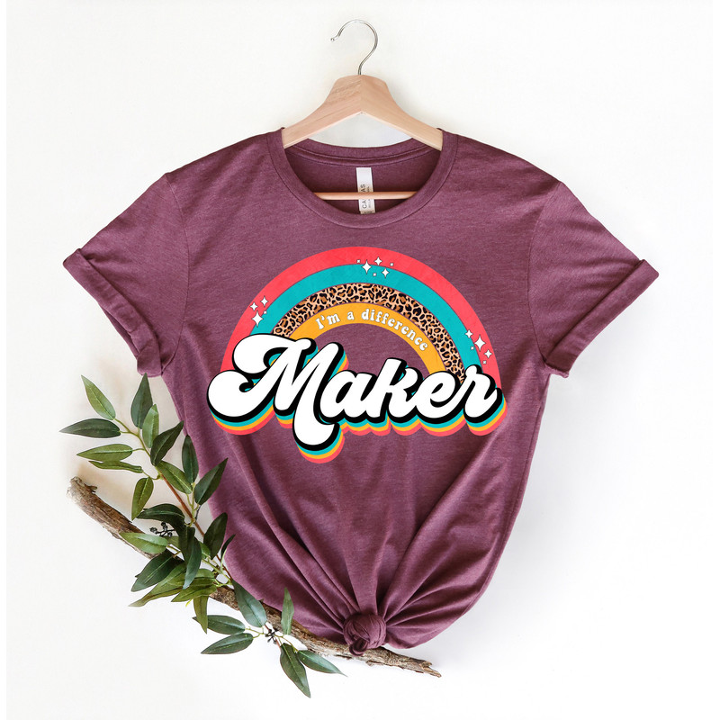Difference Maker Teacher Shirts, Teach Love Inspire Shirt, Back To School Shirt, First Grade Teacher Shirts, Teacher Appreciation Shirt - 5.jpg