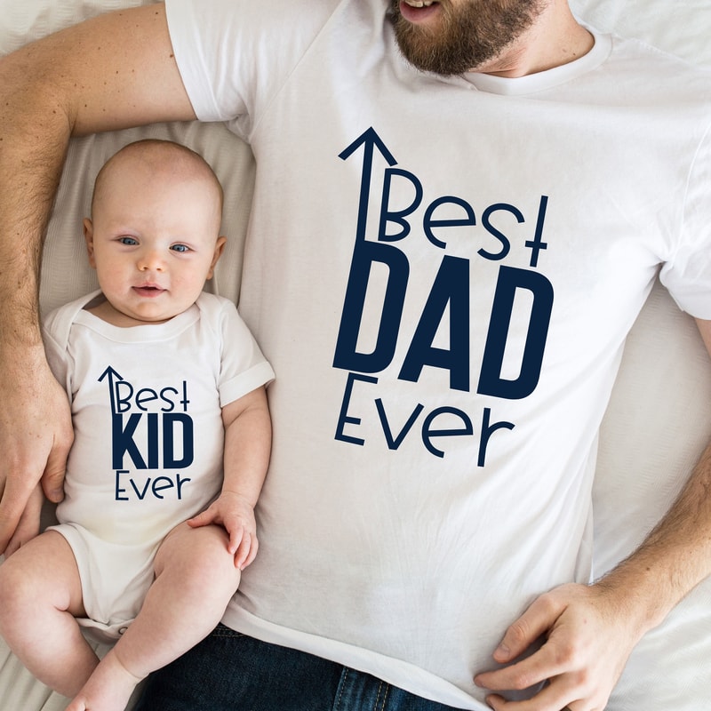 Father and Son Matching Shirts,Best Dad Ever Shirt,Best Kid Ever Shirt,Fathers Day Shirt,Dad and Son Shirt,Father Birthday Gift - 3.jpg