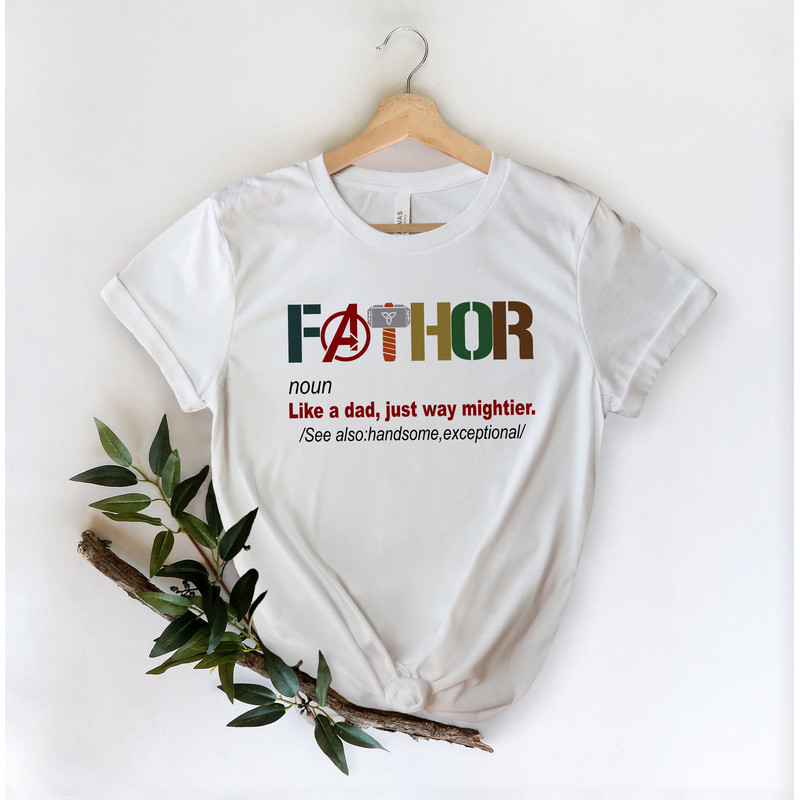 Fathor Shirt,New Dad Shirt,Dad Shirt,Daddy Shirt,Father's Day Shirt,Best Dad shirt,Gift for Dad,Daddy Hero Shirt,Noun Like A Dad - 1.jpg