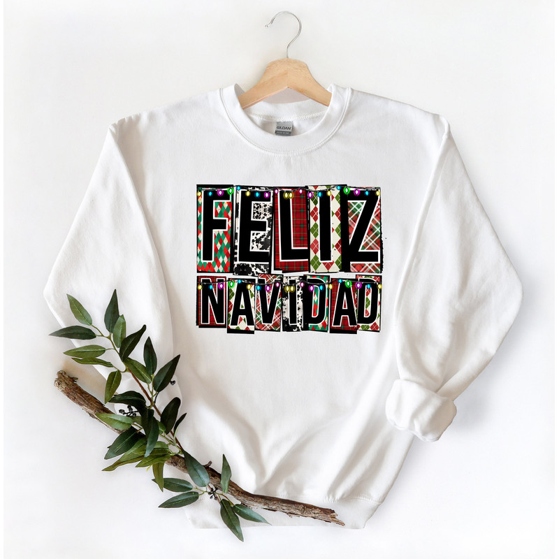 Feliz Navidad Shirt, Spanish Merry Christmas Shirt, Christmas lights Shirt, Christmas Family Matching, Cute family shirt, Christmas 2022 - 2.jpg
