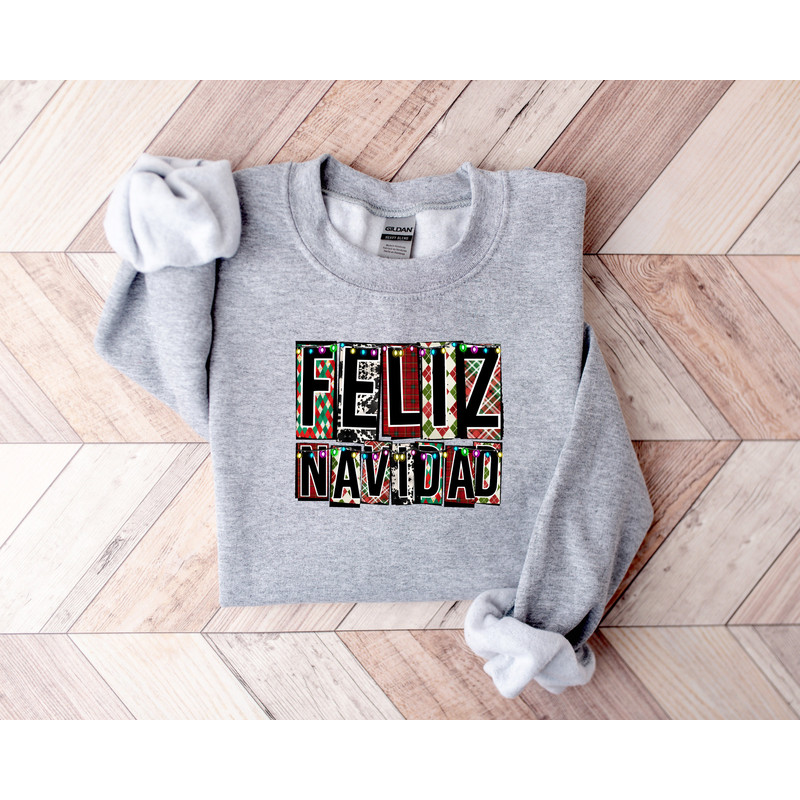 Feliz Navidad Shirt, Spanish Merry Christmas Shirt, Christmas lights Shirt, Christmas Family Matching, Cute family shirt, Christmas 2022 - 3.jpg